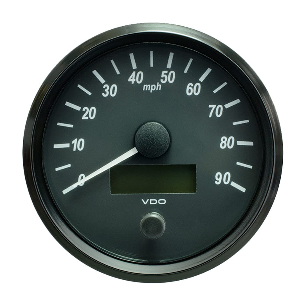 VDO SingleViu 100mm (4") Speedometer - 90 MPH [A2C3832870030] - The Happy Skipper