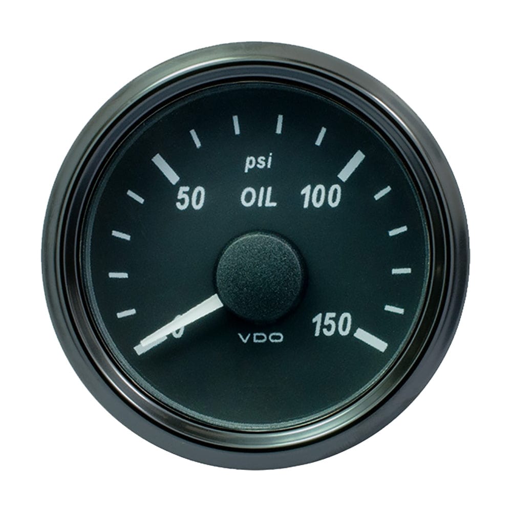 VDO SingleViu 52mm (2-1/16") Oil Pressure Gauge - 150 PSI [A2C3833240030] - The Happy Skipper