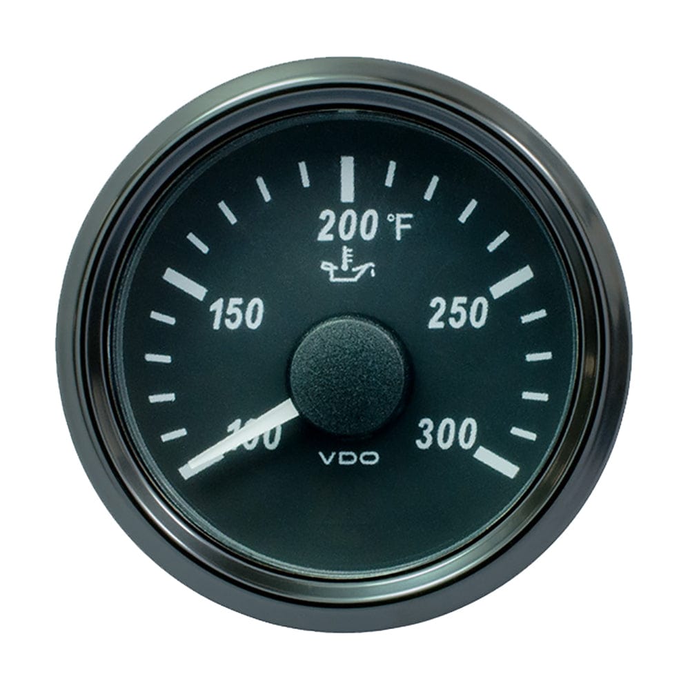 VDO SingleViu 52mm (2-1/16") Oil Temp. Gauge - 300 F - 322-18 Ohm [A2C3833410030] - The Happy Skipper