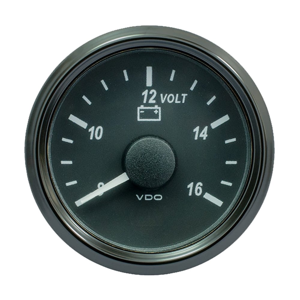 VDO SingleViu 52mm (2-1/16") Voltmeter f/12V Systems [A2C3832770030] - The Happy Skipper