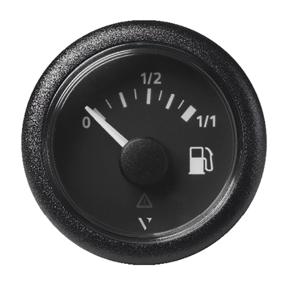 Veratron 52mm (2-1/16") ViewLine Fuel Tank Level Gauge - 0 to 1/1 - Black Dial Round Bezel [A2C59514079] - The Happy Skipper