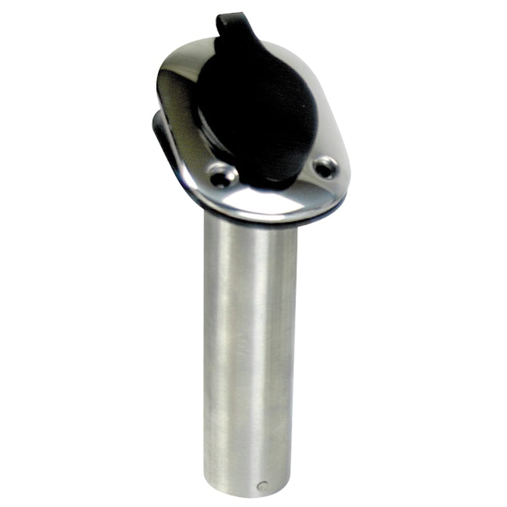 Whitecap 30 Degree Flush Mount Rod Holder - 304 Stainless Steel - 9-1/4" [S-096B] - The Happy Skipper