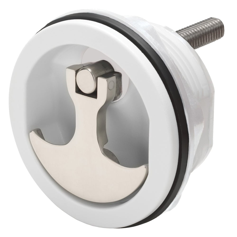 Whitecap Compression Handle - Nylon White/Stainless Steel - Non-Locking [6230WC] - The Happy Skipper