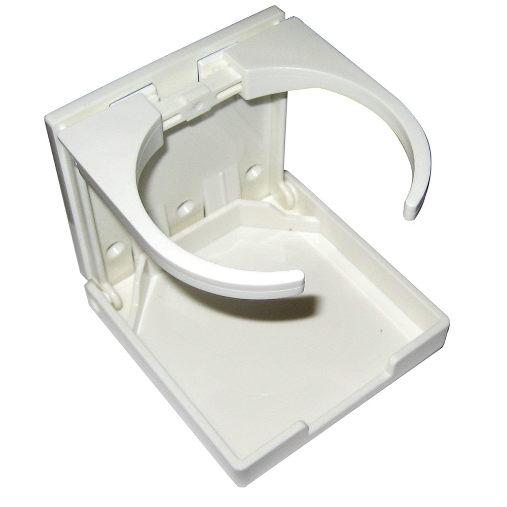 Whitecap Folding Drink Holder - White Nylon [S-5086P] - The Happy Skipper