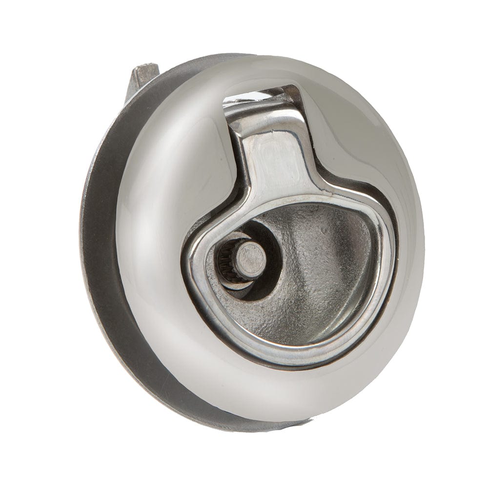 Whitecap Mini Slam Latch Stainless Steel Locking Pull Ring [6138C] - The Happy Skipper