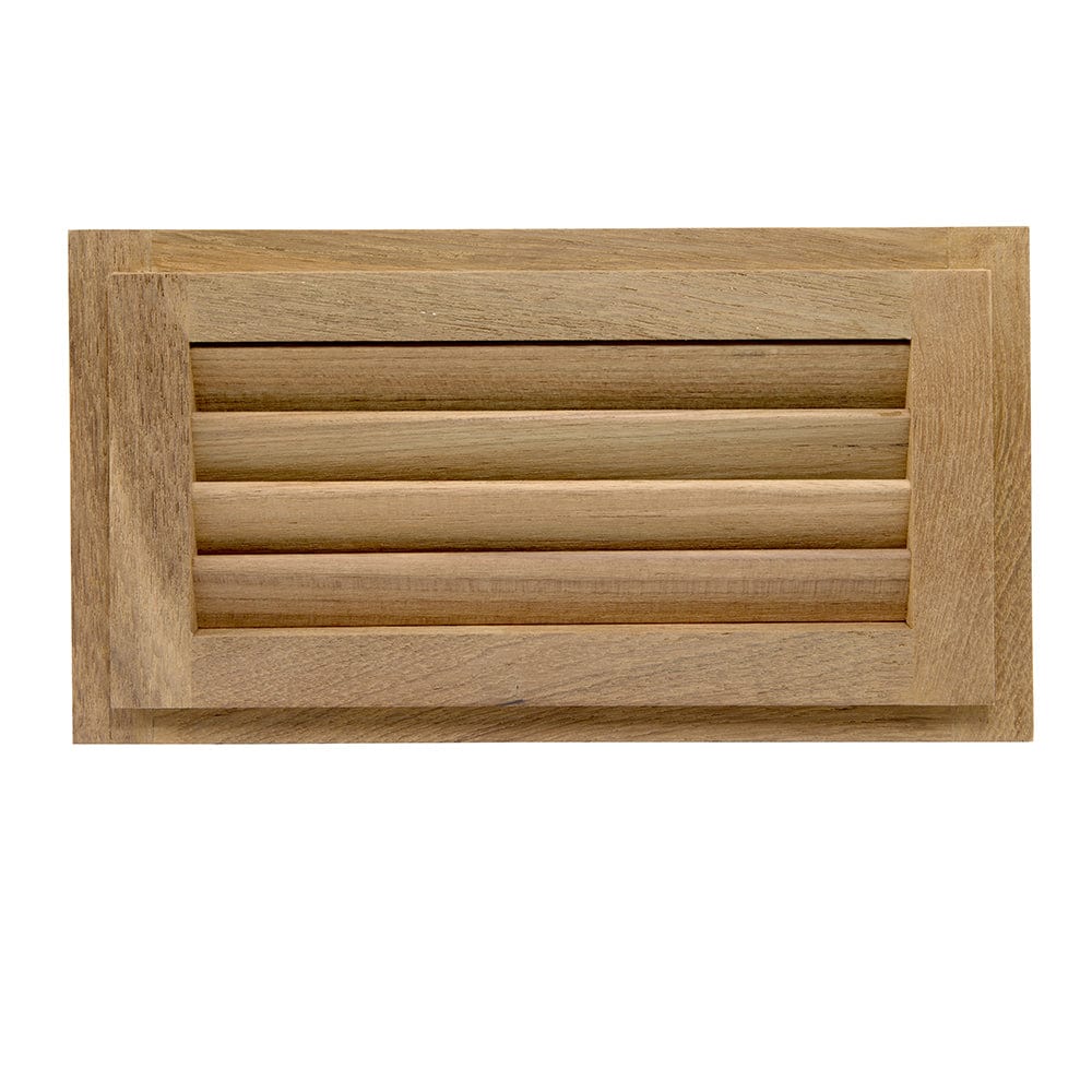 Whitecap Teak Louvered Insert - 6-3/8" x 11-3/16" x 3/4" [60714] - The Happy Skipper