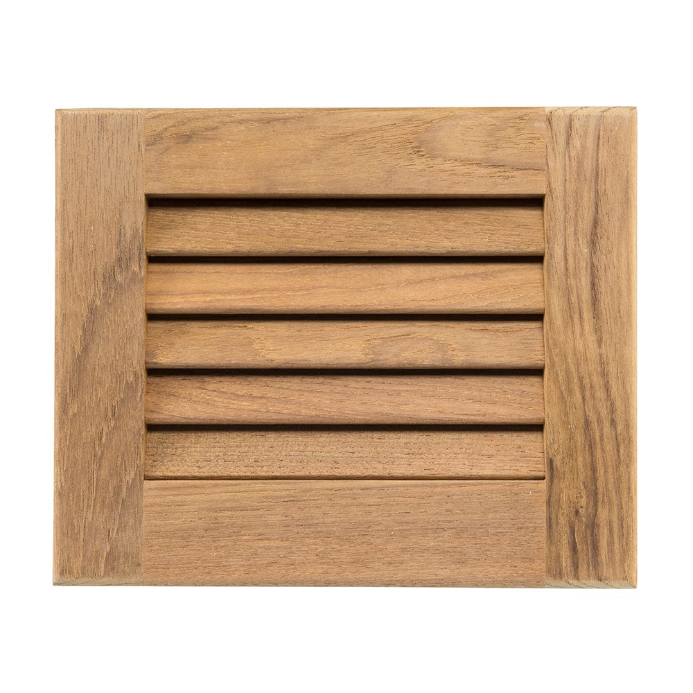 Whitecap Teak Louvered Insert - 7-1/2" x 9-1/8" x 3/4" [60712] - The Happy Skipper