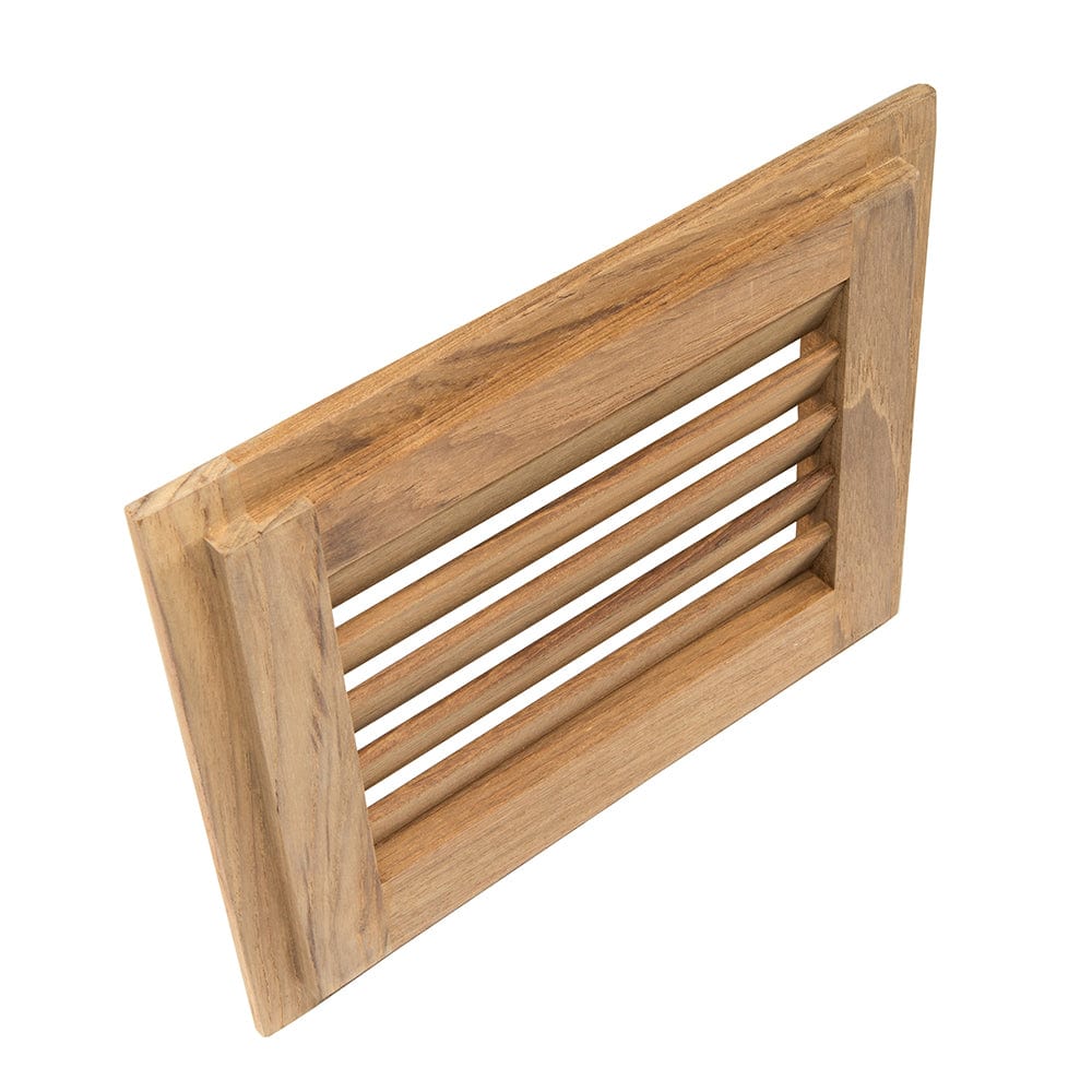 Whitecap Teak Louvered Insert - 7-1/2" x 9-1/8" x 3/4" [60712] - The Happy Skipper