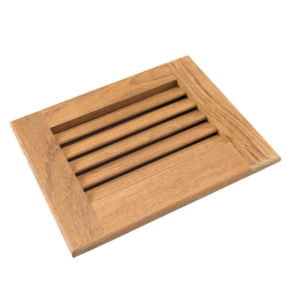 Whitecap Teak Louvered Insert - 7-1/2" x 9-1/8" x 3/4" [60712] - The Happy Skipper