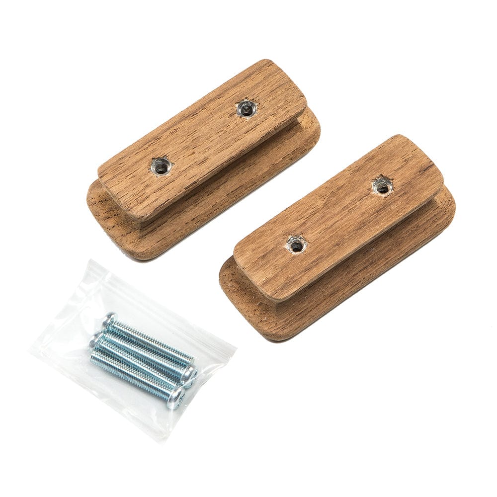 Whitecap Teak Rectangular Drawer Knob - 2-3/4"L - 2 Pack [60131-A] - The Happy Skipper