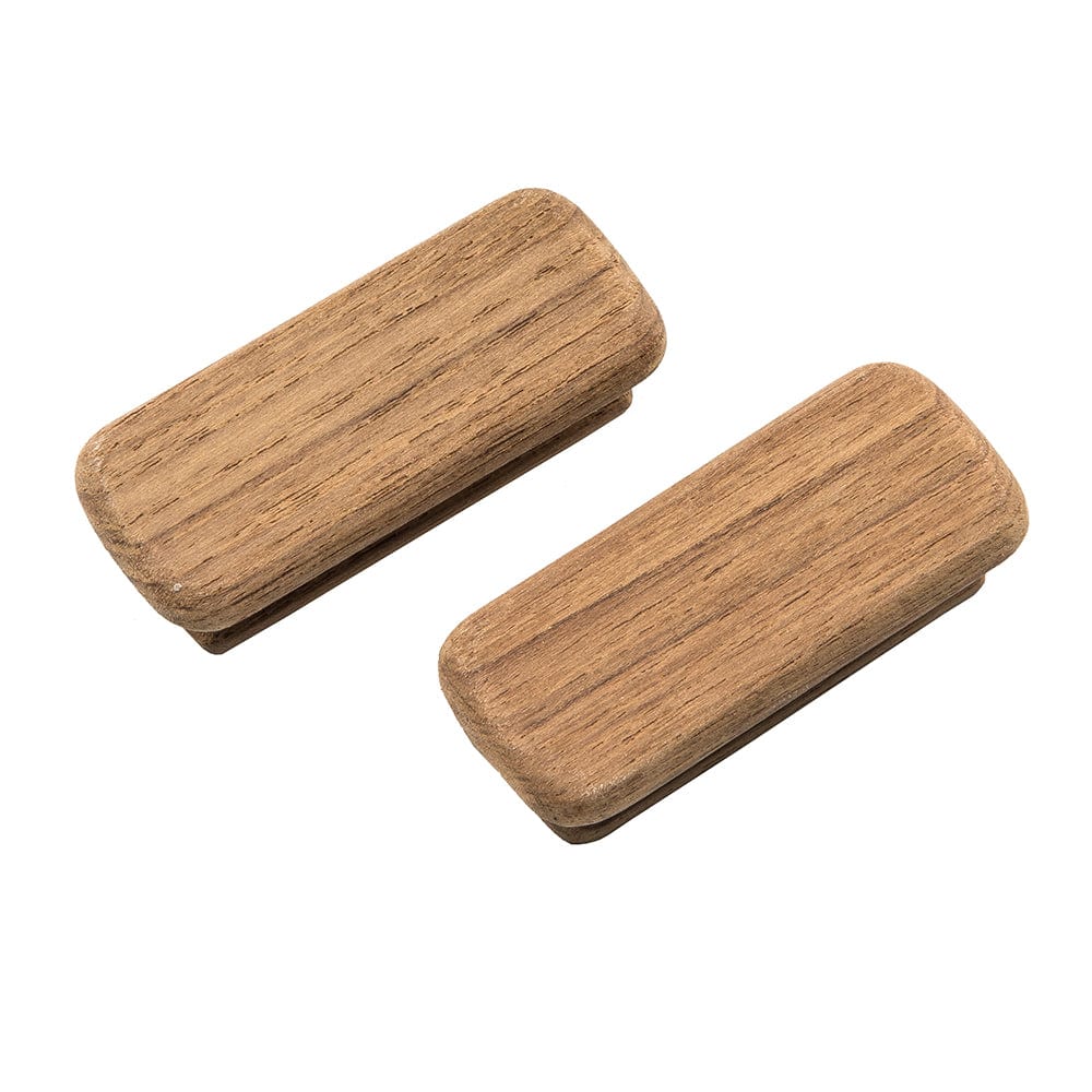 Whitecap Teak Rectangular Drawer Knob - 2-3/4"L - 2 Pack [60131-A] - The Happy Skipper