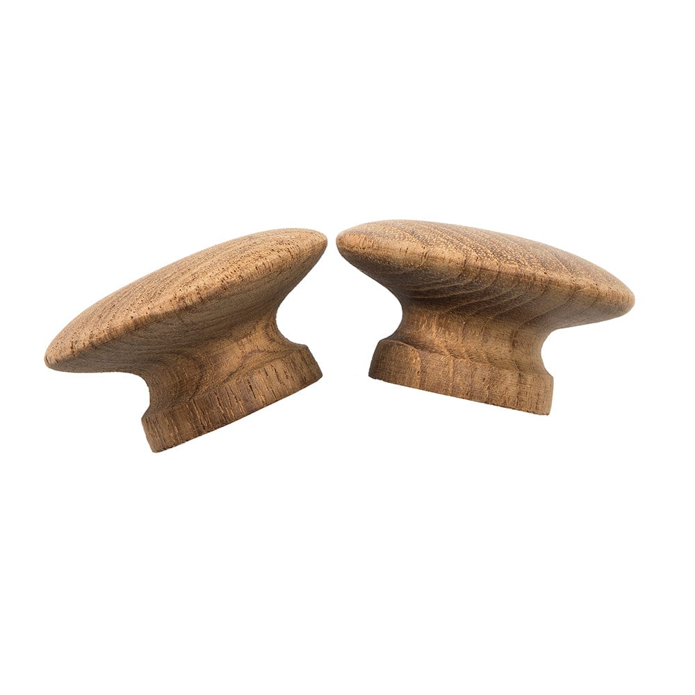 Whitecap Teak Round Drawer Knob - 2" - 2 Pack [60120-A] - The Happy Skipper