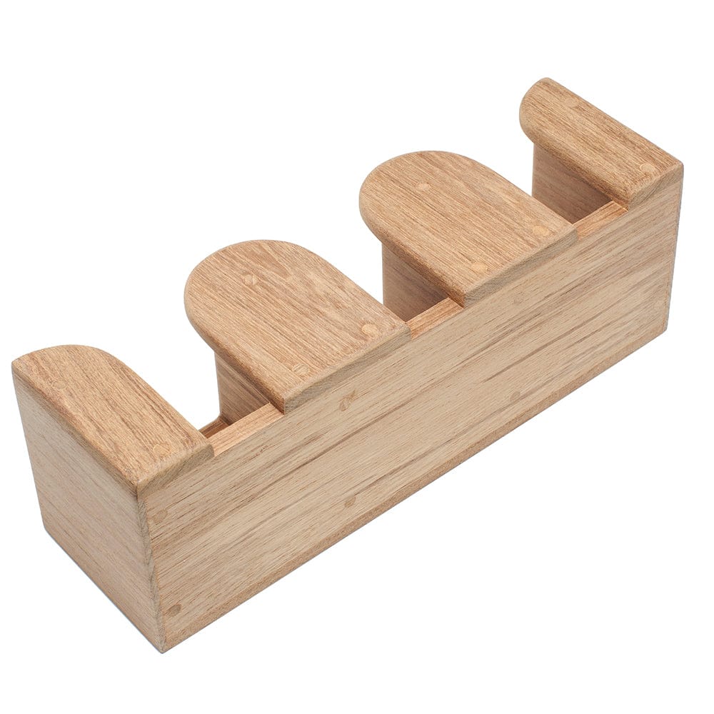 Whitecap Teak THree Mug Rack [62410] - The Happy Skipper