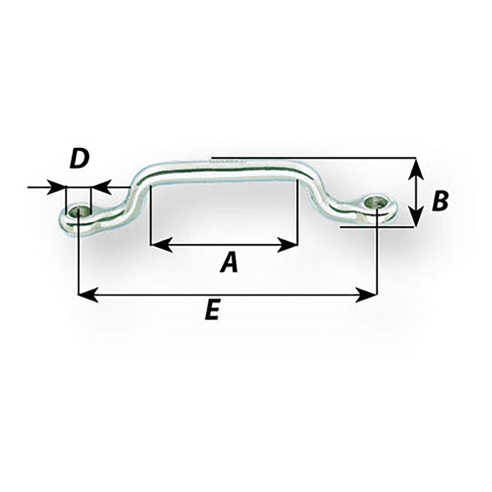 Wichard Webbing Eye Strap - 4mm Diameter - 5/32" - 56mm Spacing - 2-13/64" [09211] - The Happy Skipper